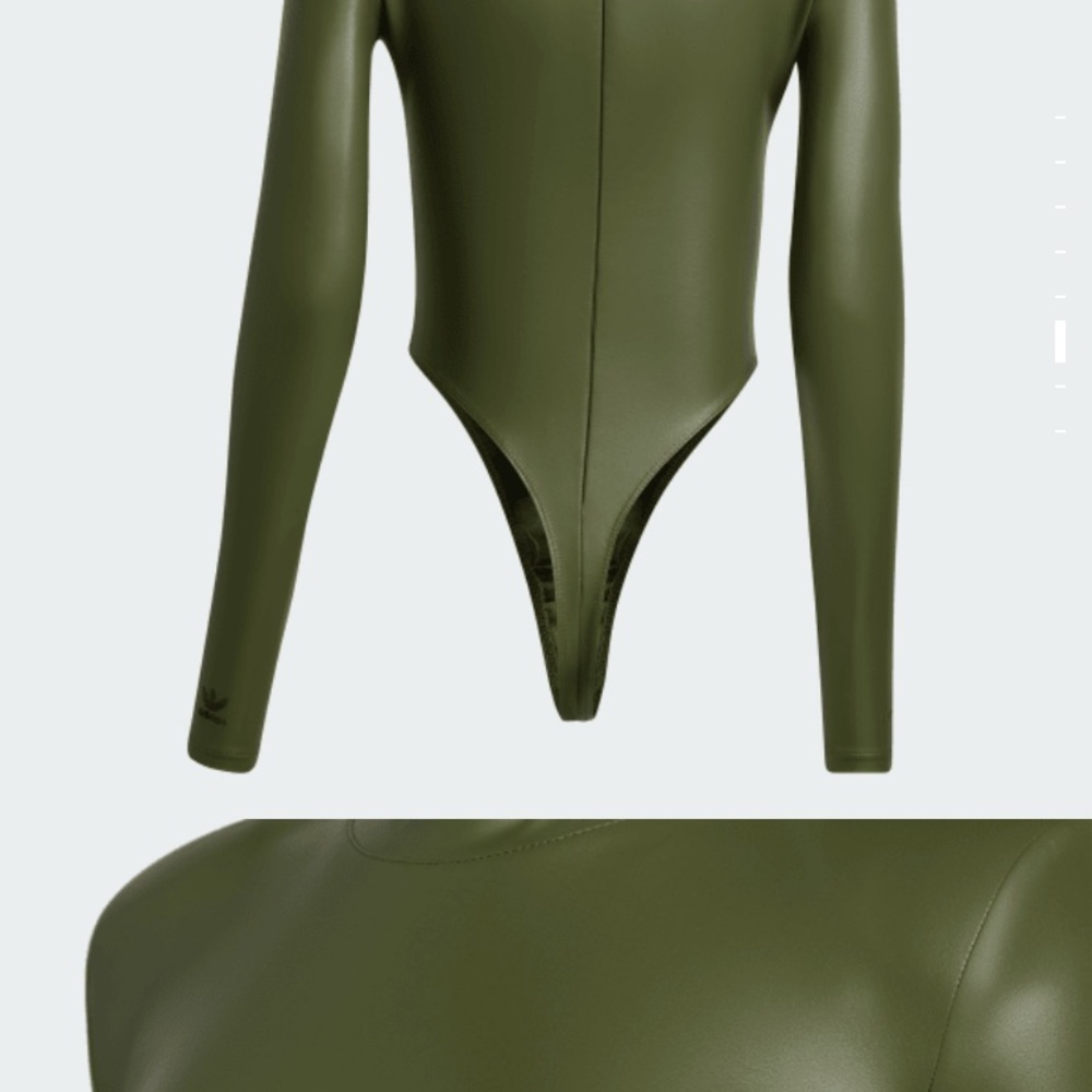 Ivy Park Adidas Faux Leather Bodysuit - Picture 3 of 7